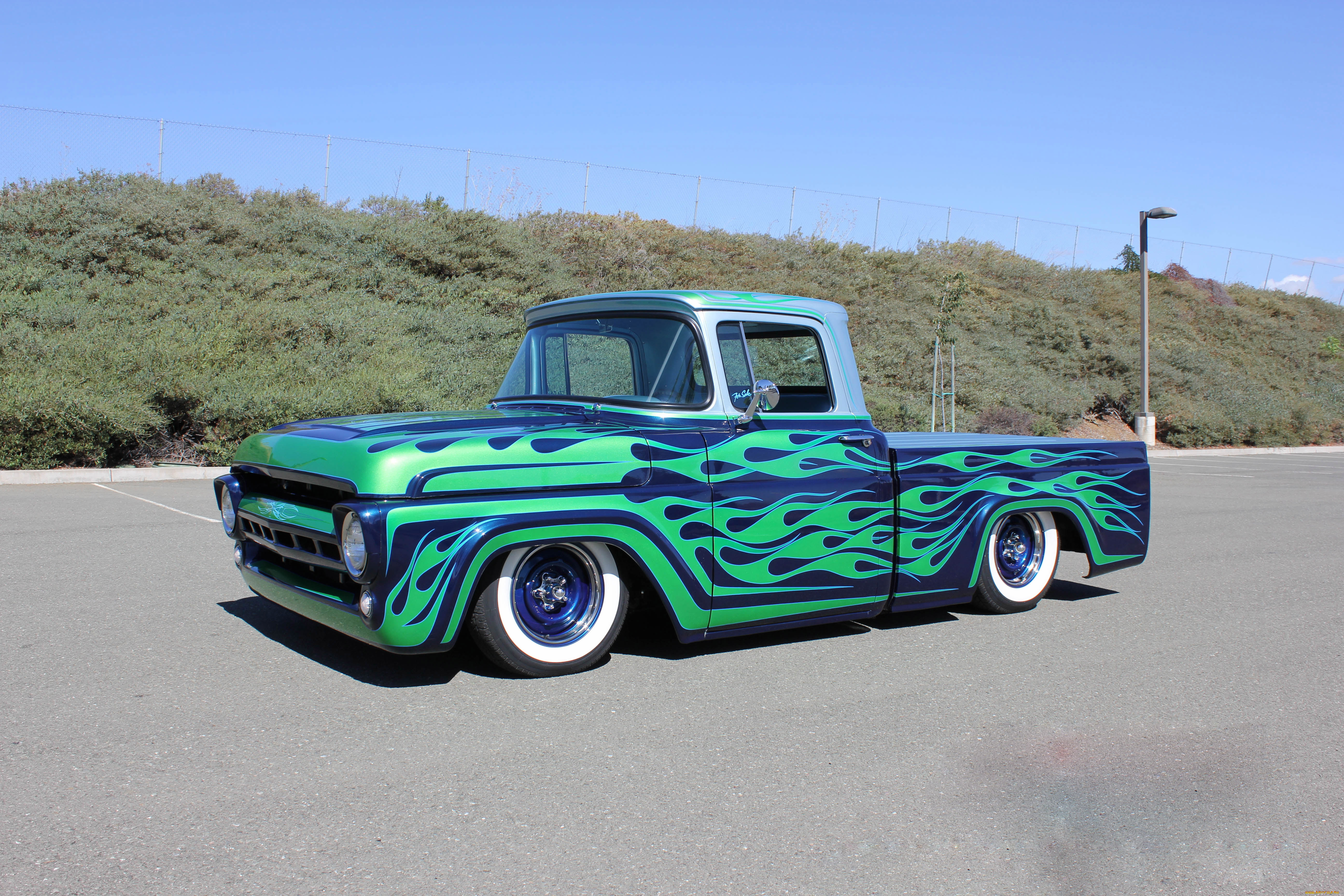 , custom, pick, up, minitruck